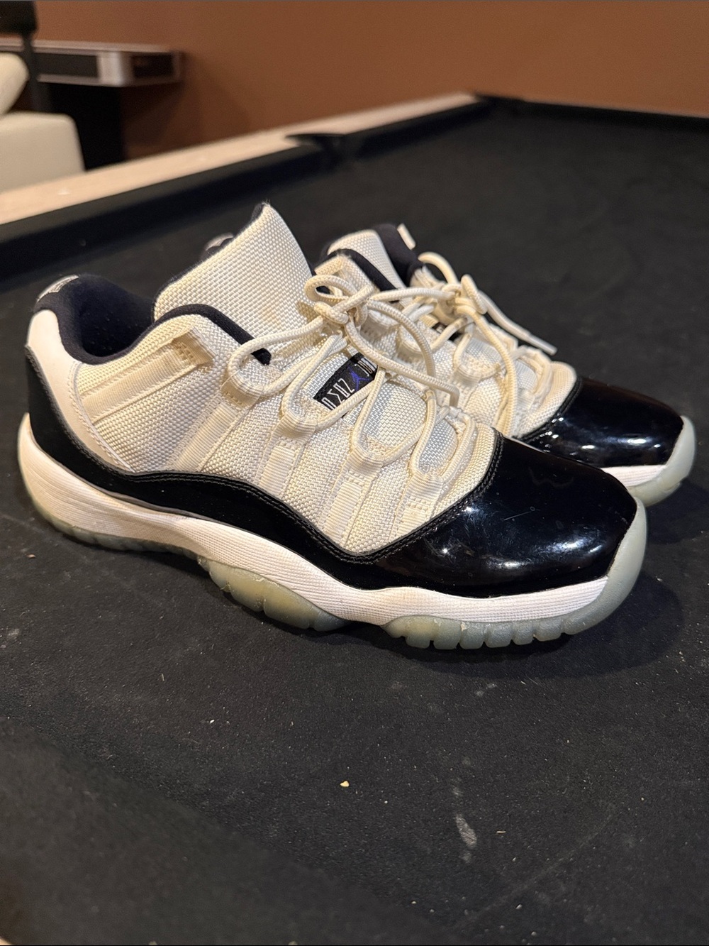 Jordan Low Top Sneakers in White and Black